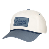 Two-Tone 5-Panel Performance Snapback | Natural/Faded Blue | One Size