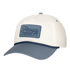 Two-Tone 5-Panel Performance Snapback | Natural/Faded Blue | One Size