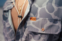 L/S Airflow Button-down | Faded Duck Camo