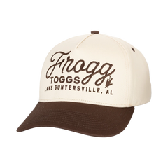 Frogg Toggs Two Tone 5-Panel Snapback Cap | Natural/Chocolate | One Size