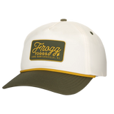 Two-Tone 5-Panel Performance Snapback | Natural/Faded Olive | One Size