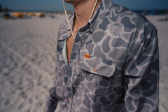 L/S Airflow Button-down | Faded Duck Camo