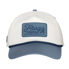 Two-Tone 5-Panel Performance Snapback | Natural/Faded Blue | One Size