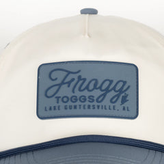 Two-Tone 5-Panel Performance Snapback | Natural/Faded Blue | One Size