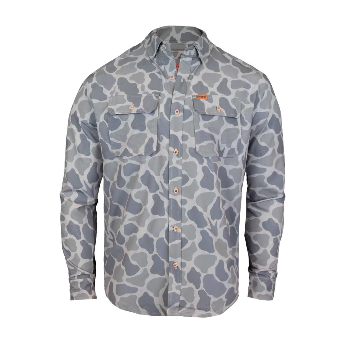 L/S Airflow Button-down | Faded Duck Camo