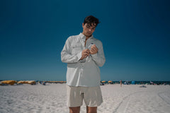L/S Airflow Button-down | Silver