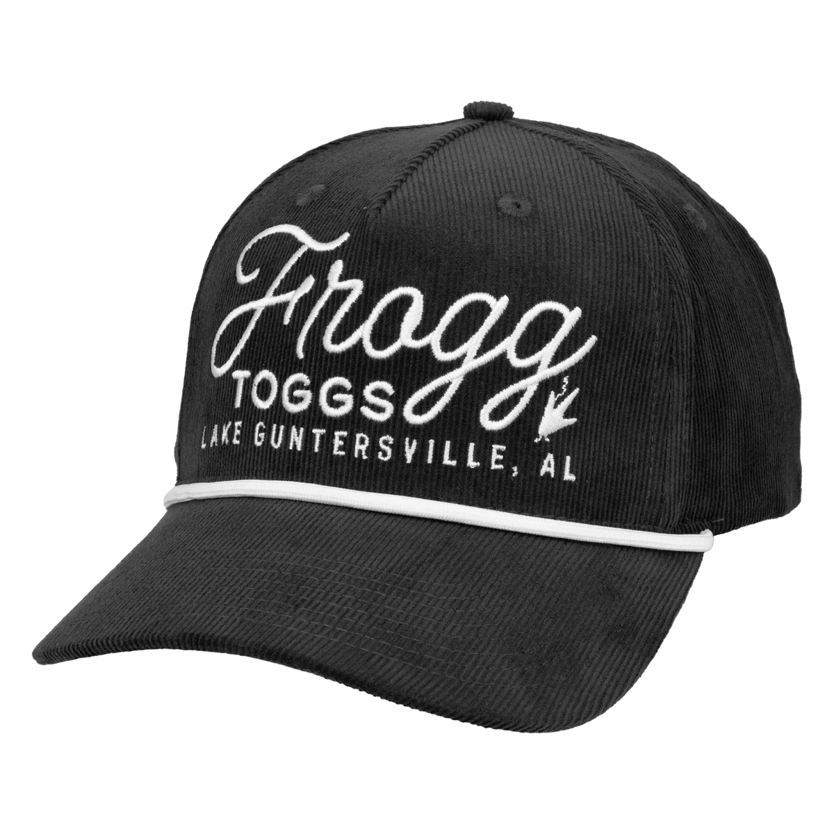 Frogg Toggs® 5-Panel Vintage Semi-Curved Snapback Cap | Charcoal | One Size