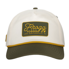 Two-Tone 5-Panel Performance Snapback | Natural/Faded Olive | One Size