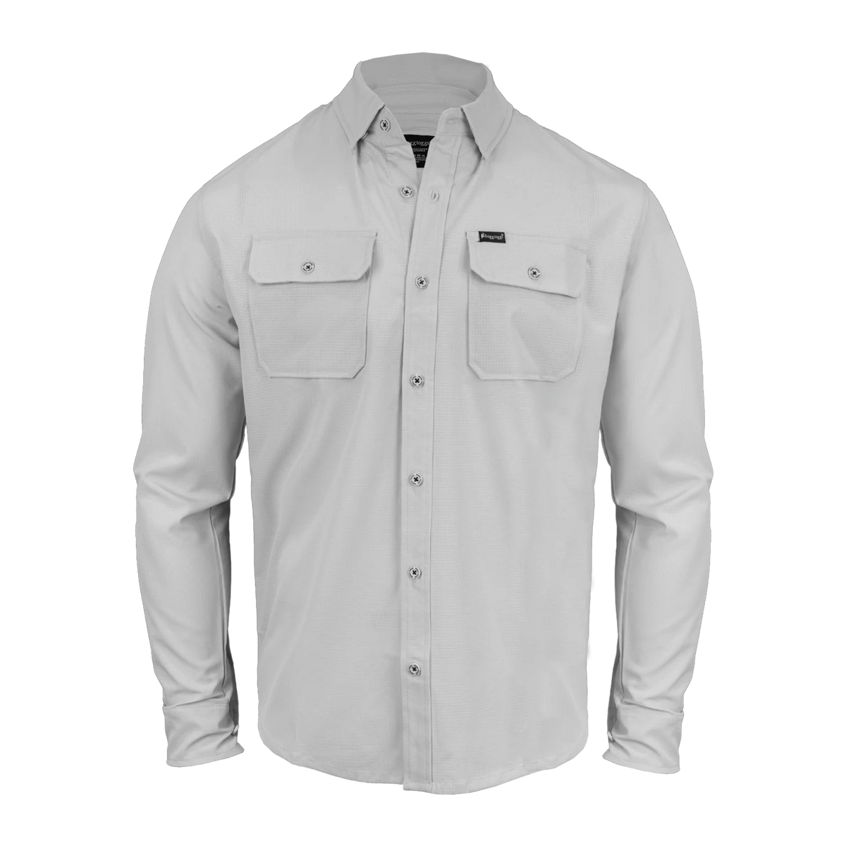 L/S Airflow Button-down | Silver