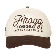 Frogg Toggs Two Tone 5-Panel Snapback Cap | Natural/Chocolate | One Size