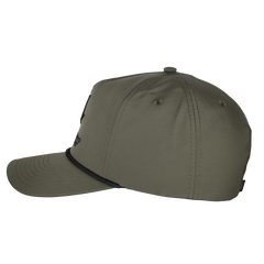 5-Panel Ripstop Performance Snapback | Faded Olive | One Size